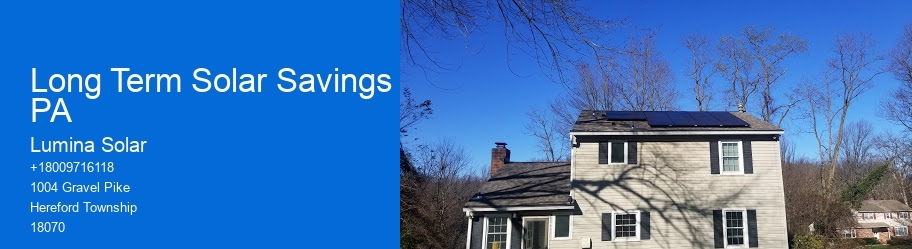 Long Term Solar Savings PA