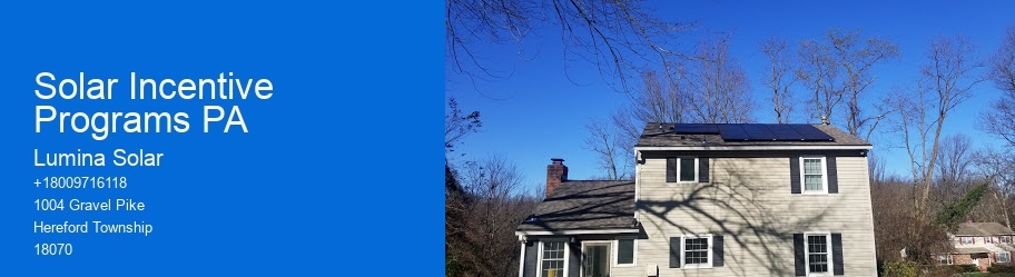 Solar Incentive Programs PA